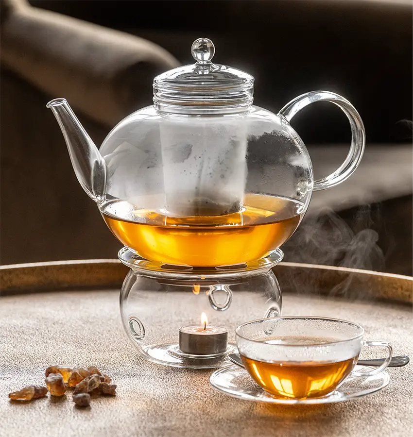 Teekanne Borosilikatglas Teekanne Borosilikatglas